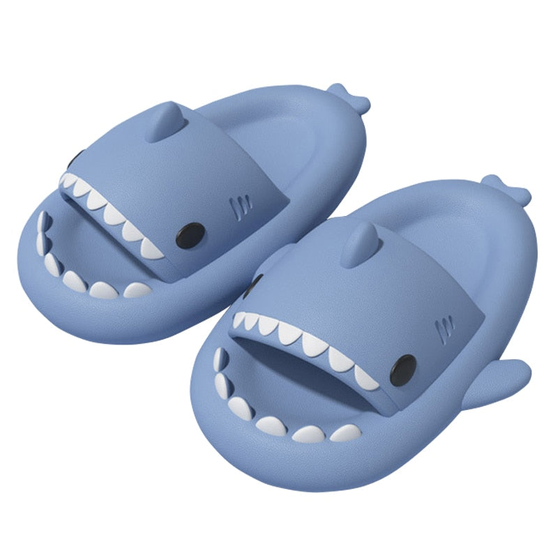 Womens shark slippers hot sale